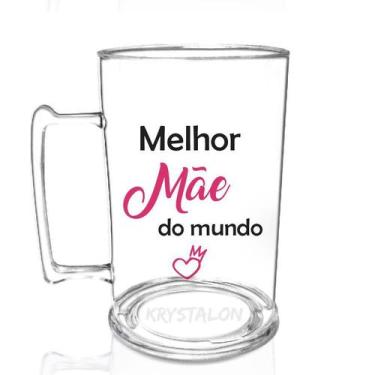 Imagem de Caneca Chopp Personalizada Para Dia Das Mães - Melhor Mãe - Krystalon