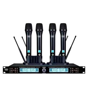 Imagem de Microfone Sem Fio Quadruplo Prof. Recarregável Ksr KT4mr