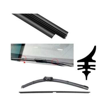 Imagem de Palhetas De Limpador De Para-brisa Universal Para Carro, Substituição 