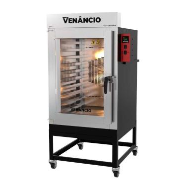 Imagem de Forno Turbo Elétrico Twister 10 Esteiras Externo Aço Carbono e Interno Aço Inox FVT10E 380V - Venâncio