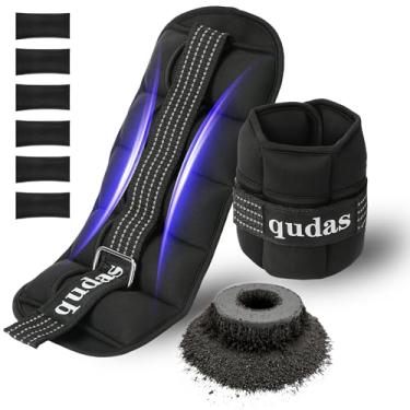 Imagem de Qudas Colete ponderado de marca alemã para mulheres e homens, 4,5 kg/5,4 kg/7,3 kg/colete de peso com listras refletivas para treino, treinamento de força, corrida, fitness, musculação, perda de peso