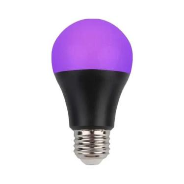 Imagem de Lâmpada LED UV 9W Luz Negra 395-400nm Brilha No Escuro Tinta Corporal 