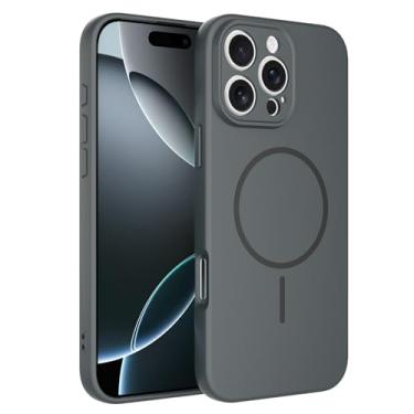 Imagem de Capa Anti Impacto AZ Modelo Edge Soft Magnética Compatível com a Linha iPhone 16 (gray, iPhone 16 Pro Max)