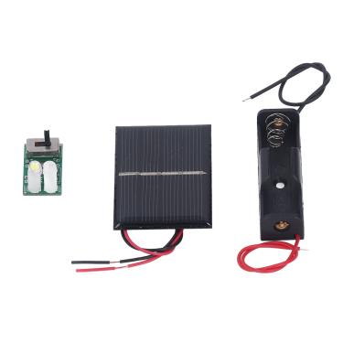 Imagem de FTVOGUE Conjunto de Painel de Controle de Luz Solar, Alta Eficiência de Condução, 2 Painéis Solares, Proteção contra Descarga, Material PCB, para Bateria NiMH de 1,2 V, Com Longo Tempo de Descarga,