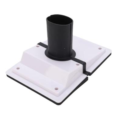 Imagem de Fafeicy ‌2 Pacotes de Conjunto de Linha de Penetração de Parede HVAC Kit de Cobertura de Plástico Dividido Conjunto de Linha AC Tampa de Parede Com Junta para Bomba de Calor de Ar (WHITE)