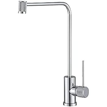 Imagem de Torneira de filtro de água potável Torneira de pia de cozinha Rotação 360 serve para sistemas de filtro de água potável Osmose Reversa Torneira de pia de cozinha Tap-Gray-B,Chrome-Spread