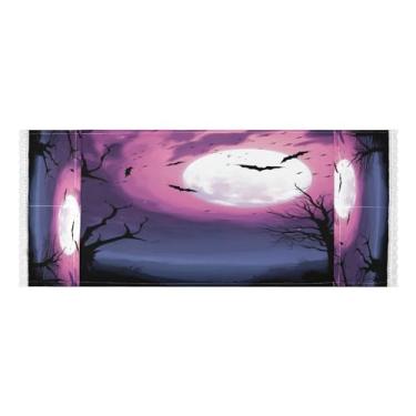 Imagem de Wassud Capas de lavadora e secadora iluminadas pela lua, protetor de lavadora com sacos de armazenamento, capa de geladeira à prova de poeira com bolsos para lavanderia doméstica, cozinha, 120 x 55 cm