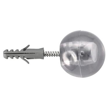 Imagem de Sfor | Protetor de Porta Cristal | 1 Peça | Conjunto Completo com Bucha e Parafuso | Proteção entre a Maçaneta e a Parede, Amortecedor de Impacto e Limitador de Curso