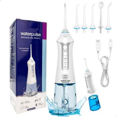 Imagem de Irrigador Oral Waterpulse Portátil Sem Fio Recarregável Bivolt Dental 
