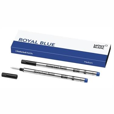 Imagem de Montblanc Recargas de Caneta Rollerball (M) Azul Real - 2 Cartuchos de Caneta Azul Escuro