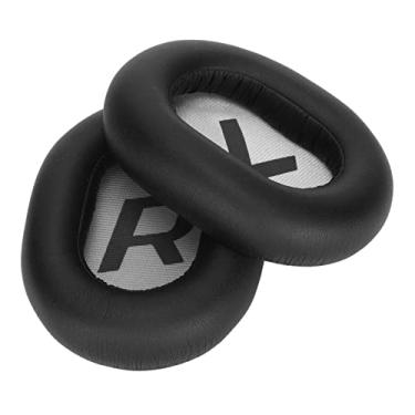 Imagem de Akozon Substituição de Almofada de Fone de Ouvido para Backbeat Pro 2 e Voyager 8200 UC - Almofadas de Couro de Proteína Macia para Maior Conforto e Isolamento de Som