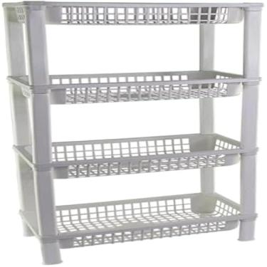 Imagem de Cesta de armazenamento, cozinha, casa, fruta, organizacao, vegetal, armazenamento, multiuso, grande.