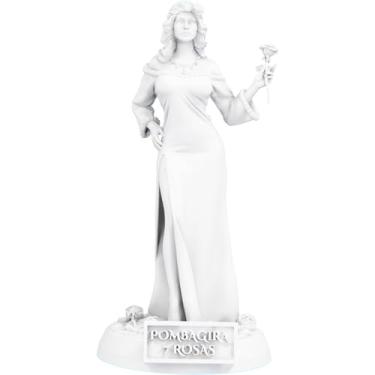 Imagem de Estátua Pombagira 7 Rosas Imagem Umbanda Candomblé (Cor Mármore)