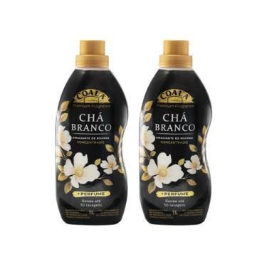 Imagem de Kit 2 Unidades Coala Amaciante Concentrado Laundry 1L Chá Branco. Lava