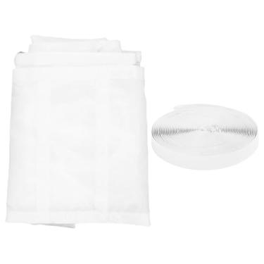 Imagem de Hilitand Vedação da Janela do Ar Condicionado Portátil, Kit de Porta Deslizante Com Estrutura de Cordão Blocks Aqueça a Chuva para Secador (90 * 210cm)