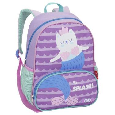 Imagem de Mochila Escolar Infantil Creche Pre-escola Passeio Menina Sereia - Sea