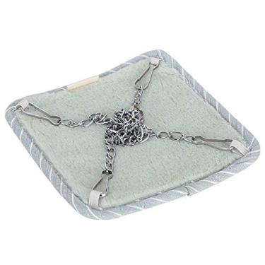 Imagem de ASHATA Cama Suspensa Pequena para Animais de Estimação Rede de Gaiola de Hamster de Veludo Macio para Planadores de Açúcar, Balanço Respirável para Todas As Estações, Material Adequado para a Pele,