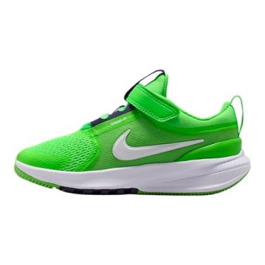 Imagem de Nike Tênis infantil unissex Star Runner 5 (criança pequena), Greve verde/branco/roxo imperial, 11.5 Little Kid