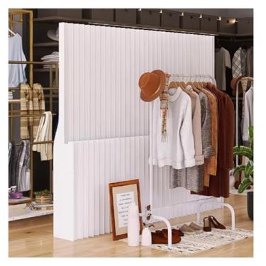 Imagem de Room divider Tela dobrável da mobília do papel do divisor, divisor de sala de pé largo de 11 ", pode ser estilizado livremente(5X1.6M/16.4X5.2FT)