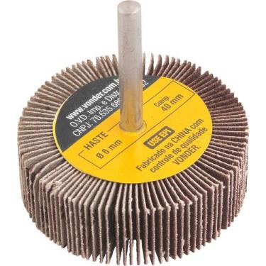 Imagem de Roda de Lixa 60mmX20mm c/ Haste G120 - Vonder