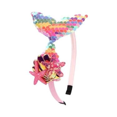 Imagem de Tiara De Princesa Sereia Da Disney Para Meninas, Acessório Fofo Para F