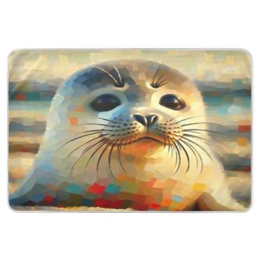 Imagem de Almofadas de mosaico coloridas à prova d'água, grandes, almofadas infantis para cama, almofadas laváveis para adultos