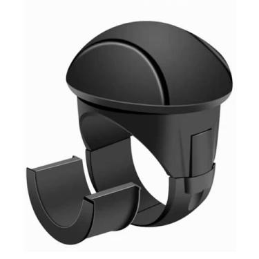 Imagem de Mingzhe Bola de Assistência de Volante Oval para Caminhões Carros, Alça Auxílio Fácil Instalação Universal, Reduz a Força Direção, Opera Livremente Com Toque Silicone (Preta)