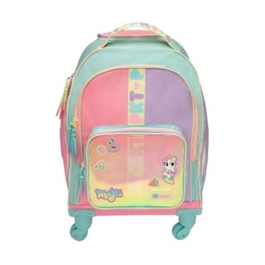 Imagem de Mochila Grande Com 4 Rodinhas 360 Graus Color Block Puket