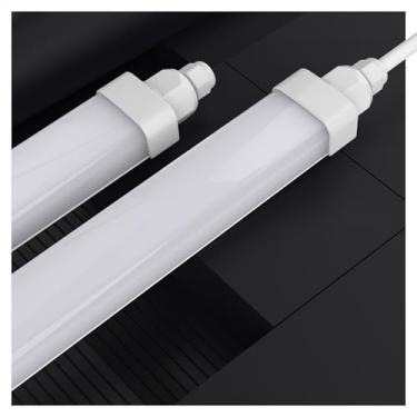 Imagem de Tonffi Luminária De Teto Led 2 Peças E Pés, 18 W, 2000 Lm, Tubo Conexão Para Sala, 5000 K, Branco Frio Ip65, Parede Suspensa, Armário, Bancada, Cozinha, Porão, Garagem, Escritório