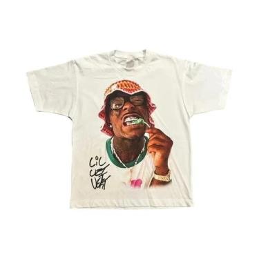 Imagem de Camiseta Unissex Oversized Y2K Vintage Harajuku Retro Goth Hip-hop De 