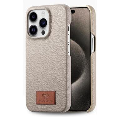 Imagem de Capa para iPhone 16/16 plus/16 pro/16 pro max, capa de proteção fina de couro antiarranhões, forro de microfibra à prova de choque para câmera