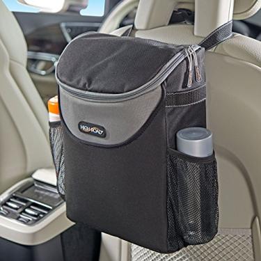 Imagem de High Road SnackStash Bolsa térmica macia para transporte de alimentos frios e quentes - bolsa térmica térmica para carro, SUV, caminhão ou van - Cooler portátil macio com bolso de armazenamento e