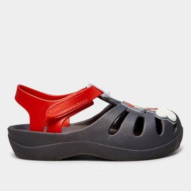 Imagem de Sandália Bebê Grendene Kids Patrulha Canina Space Menino, Cinza, Verme