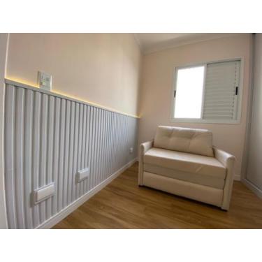 Imagem de Kit 44 Placas Painel Ripado Revestimento De Parede Original - LuJP Dec