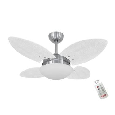 Imagem de Ventilador Volare Mini P Palmae Branco 110V Controle Remoto