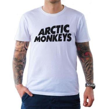 Imagem de Camiseta Arctic Monkeys Camisa Banda Rock Blusa 100% Algodão - King of
