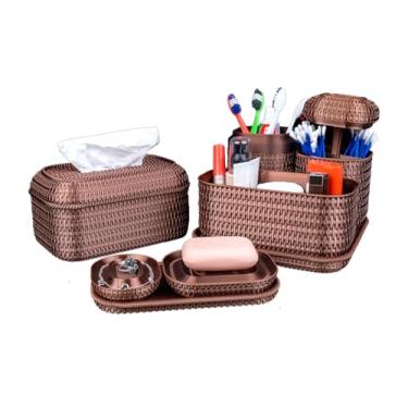 Imagem de Kit De Organização Para Banheiro - Ratan Moderno