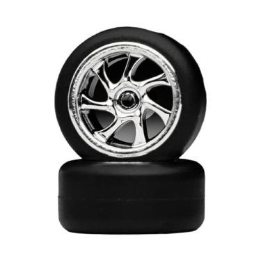 Imagem de Rodas De Carro Em Miniatura 1/64 Com Revestimento Eletroplated Em Prat