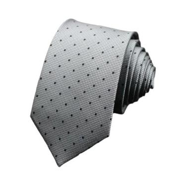 Imagem de Gravata Masculina Floral Com Poás Azul Vermelho Amarelo Casual Moda Ne