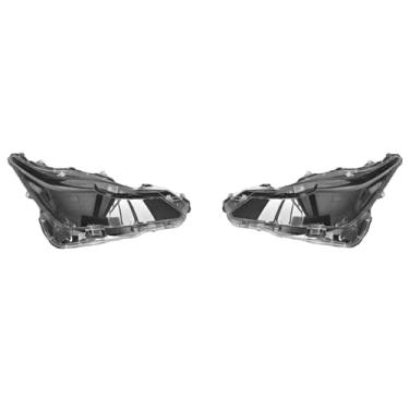 Imagem de Tampa da lente do farol compatível com Toyota Corolla 2019 2020 2021 2022 2023 Farol de carro Abajur vidro proteção da lente da lâmpada(Left and Right-DX)