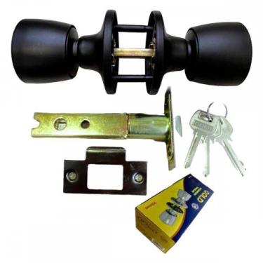 Imagem de Fechadura Gold Divisoria Tubular Preta - Sft 050002, Preto