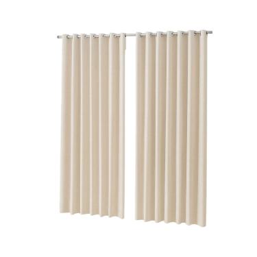 Imagem de Cortina para Varão Blackout Diana - Natural - 3,90m x 2,30m - Döhler