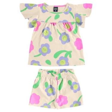 Imagem de Conjunto Florezinhas Blusa Short Bee Loop-Feminino