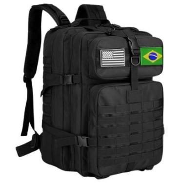 Imagem de Mochila Militar Tática  50L Resistente Impermeável Para Trilhas e Caminhadas-Unissex