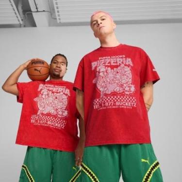 Imagem de Camiseta Puma de Basquete Hoops x Tmnt Masculina-Masculino