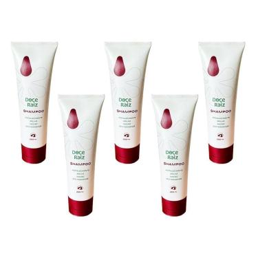 Imagem de Kit 5 Shampoo Doce Raiz Natural De Extrato De Batata Doce De 250ml
