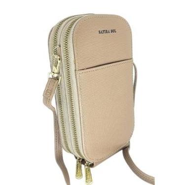 Imagem de Bolsa feminina transversal carteira tiracolo bolsinha luxo-Feminino