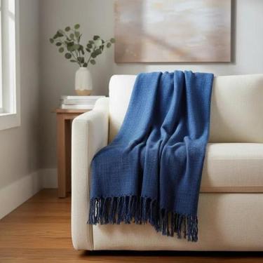 Imagem de Manta Para Sofá e Cama Decorativa Algodão Gigante 2,40x1,80 Várias Cor