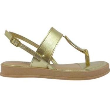 Imagem de Sandália Dedo Feminina Papete Casual Dia a Dia Passeio Trabalho Verão Flat Form Conforto Dakota DB12-Feminino