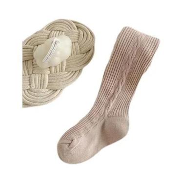 Imagem de Meias De Algodão Para Meninas, Leggings Macias De Princesa, Meias Calç